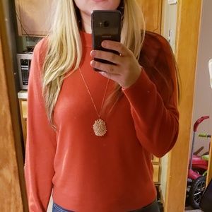 Carolyn Taylor Crew Sweater Size Lrg